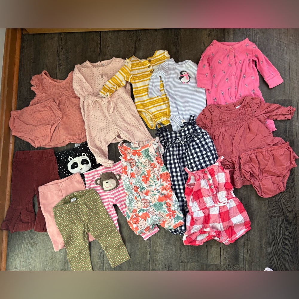 3-6 Months Cotton Baby Girl Bundle
